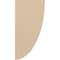Ekena Millwork 5"W x 5"D x 10"H Wide Durham Rough Cedar Woodgrain TimberThane Corbel, Primed Tan CORUR05X05X10DURRCPR - alternate 2
